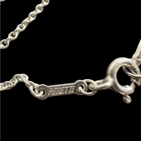Tiffany & Co. Silver Large Full  Heart Necklace - Picture 8 of 11